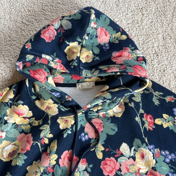 FLORAL RARE Sweatshirt Skirt Hoodie Colorful - Picture 5 of 9